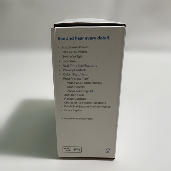 NWT!! Ring Doorbell Pro - Picture 5 of 6